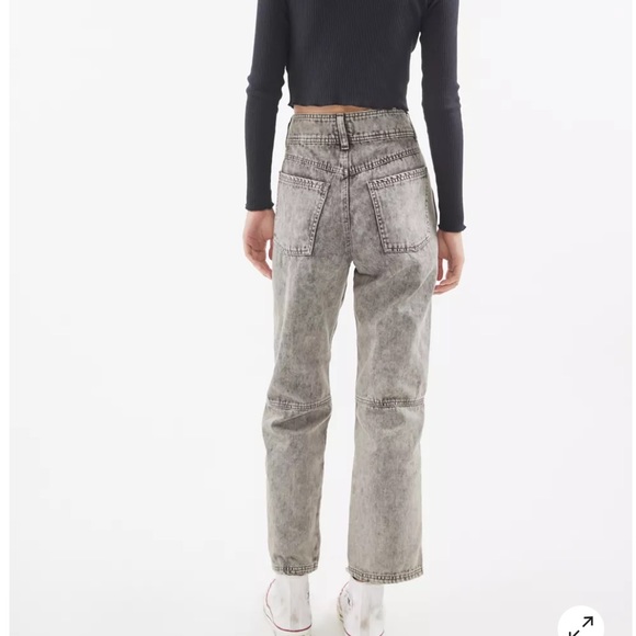 NWT Urban Outfitters High Rise Straight Leg Acid Wash Jeans 29 - Picture 4 of 9